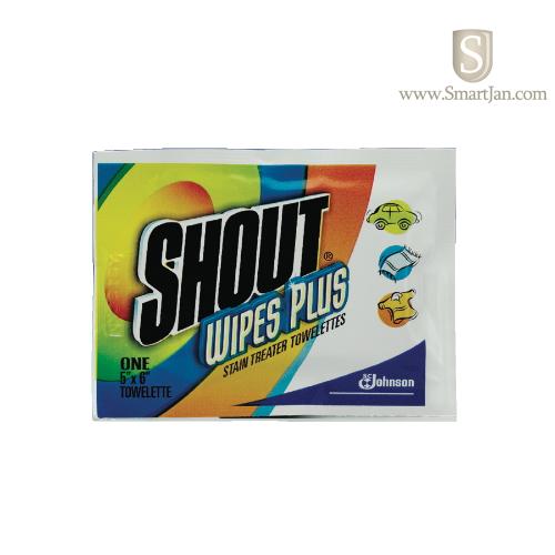 DRK 94354  DIVERSEY Shout® Wipes Plus Stain Treater Towelettes