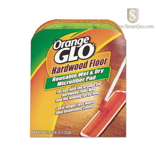 OGL 57037-10184, Orange Glo® Hardwood Floor Cleaning Pad - 12 4/5 x 5  1/10, CHURCH & DWIGHT CO., INC